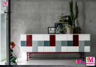 madia glas rosso rubino